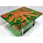 Epoxy and Acacia Wood Dining Table Top