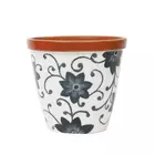 Jardinera con diseño de terracota