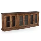 Solid Wood Sideboard with 3 Storage Sections