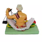Krishnanagar Handmade Clay Gift & Décor | Standard- Sitting Human Figure Miniature Idol - Vegetable Seller