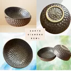 Cuenco de cerámica Mittory para servir - Marrón diamante mate 920 ml