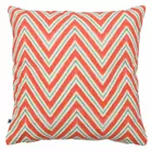 Juego de 3 fundas de cojín bordadas | Rosa palo | Seda dupión y algodón | 40,6 x 40,6 cm