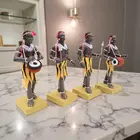 Krishnanagar Handmade Clay Human Figure Gift & Decor (Tribal Hunter Group)