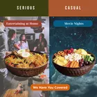 Cuenco de cerámica Mittory para servir - Marrón diamante mate 920 ml