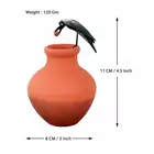 Krishnanagar Handmade Clay Gift & Decor Clever Thirsty Crow (12cm / 5 inch)