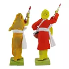 Krishnanagar Handmade Clay Human Figure Gift & Decor (Folk Singer Couple)