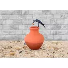 Krishnanagar Handmade Clay Gift & Decor Clever Thirsty Crow (12cm / 5 inch)