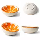 Cuenco de cerámica para servir cítricos