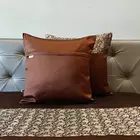 Colcha de lujo de brocado Banarasi | Marrón café | Colcha tamaño king con funda de cojín | Banarasi | Bordado Zari