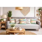 Juego de 5 fundas de cojín texturizadas | Multicolor | Algodón | 40,6 x 40,6 cm