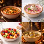 Cuenco de cerámica para servir cítricos