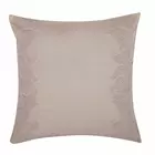 Juego de 2 fundas de cojín bordadas | Granate y blanco roto | Terciopelo y seda flameada | 40,6 x 40,6 cm