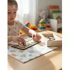 Juego de mesa de letras de madera Tantrums, juego de práctica de ortografía de tres palabras con palabras CVC, juguete educativo para niños de 3 años o más.