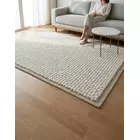 Handgewebter Filzteppich „Durry“ – 30 x 30 cm Wollteppich