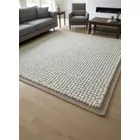 Handgewebter Filzteppich „Durry“ – 30 x 30 cm Wollteppich