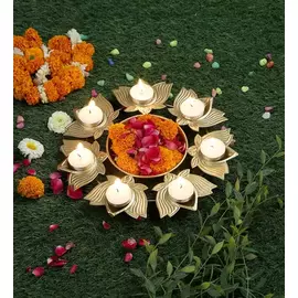 Akhand Deepak Gold Urli