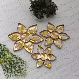 Urli in Blumenform, 3er-Set