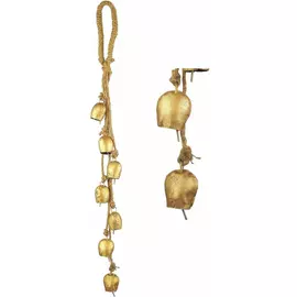 Antique Harmony Bells Cluster - Handcrafted Christmas Hanging Decor