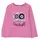 Bomullstryckta t-shirts för flickor