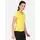 Camiseta Drisoft de cuello redondo, color amarillo limón, para mujer