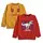 Sweat-shirt col rond en coton pour garçon et fille Minicult (lot de 2)