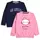 Minicult Cotton Printed Sweatshirts for Boys and Girls Ideal for Light Winter( Pack of 2)(LOC-Pink)