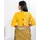 The Saffron Saga Parijat Embroidered Half Sleeves Cotton Blouse Yellow