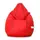 Sattva Classic XXXL Bean Bag Cover (No Filling) Red With Black Piping