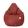 Sattva Classic XXXL Bean Bag Cover (No Filling) Tan With Red Piping
