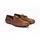 Tan Crust Leather Men's Shoe - Comfortable TPR Sole
