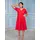 Valentine Red Knee Length Dress