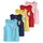 Minicult Basics Cotton Baby Vests in Solid Colors Multicolour(pack of 5)