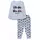 Minicult Cotton Full Sleeve t Shirt and Pyjama Nightsuit with Cute Prints(Pack of 1) Grey 
