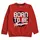 Minicult Red Cotton Printed Sweatshirt - Kids' Winter Wear