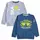 Minicult Cotton Printed Sweatshirts (2-Pack) - Navy Blue, Size 2-3 Years