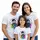 Minicult Cotton Holi Half Sleeve T-shirt for Family (Pack of 1)