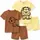minicult Matching CottonTshirt and Shorts coords with cute animal Prints(Lion Combo)(Pack of 2)(3-6 MTS)