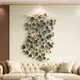 Divine Naturefall Metal Wall Art - 114x64cm Cascading Floral Vines